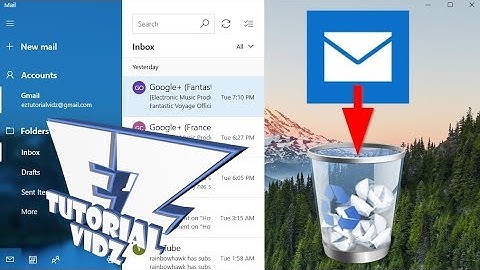 How to Remove Mail accounts in Window 10 Mail App