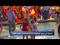 اسبانيا مسيرات في مدريد وبرشلونة رفضا لخطط انفصال اقليم كتالونيا 