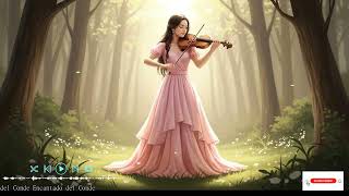 Majestuosa sinfonía de violín y piano en una gran sala de conciertos: para la relajación y el estud