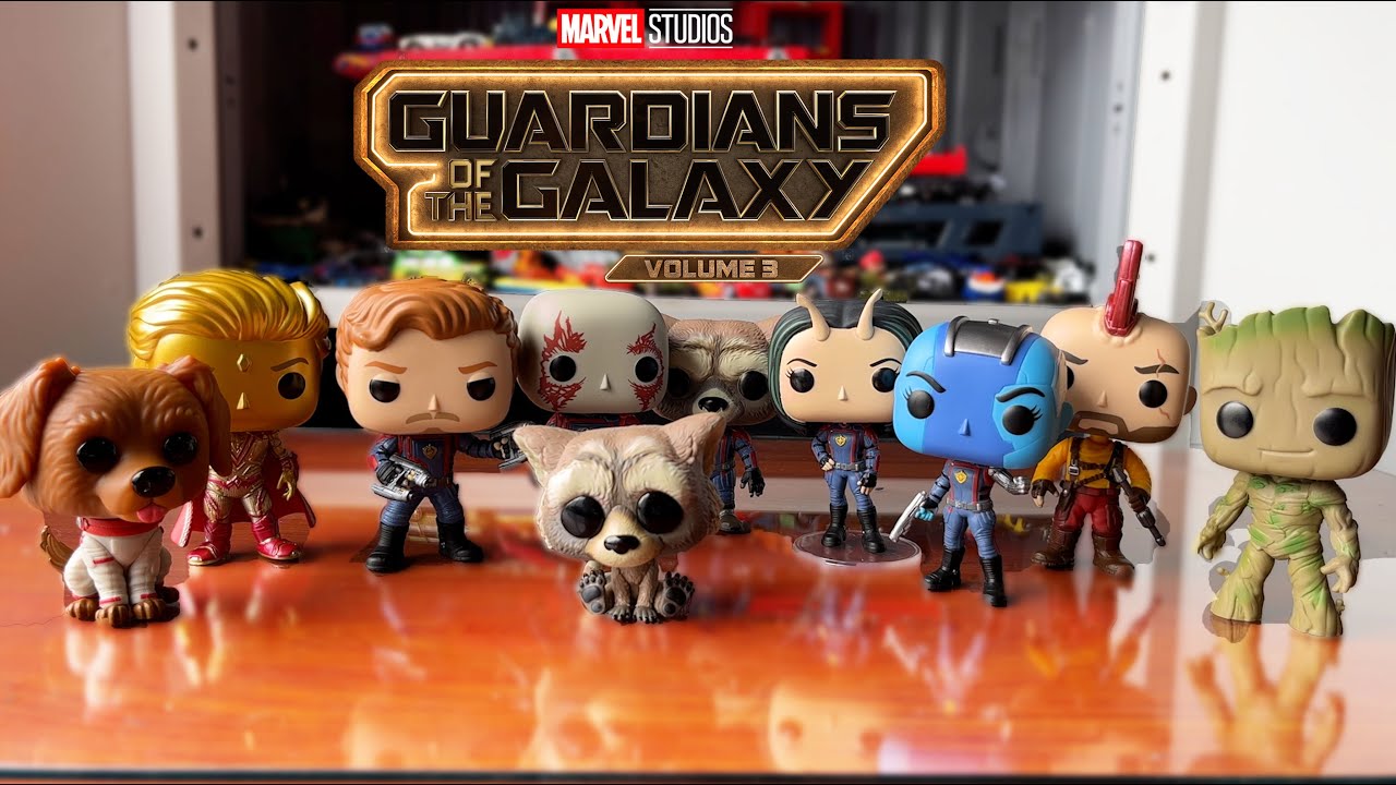 compañera de clases nivel Siempre Wave Completa de Guardians of the Galaxy Vol 3 Funko Pop! - YouTube