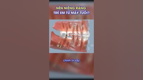 Nên niềng răng cho trẻ từ mấy tuổi? #shorts  #nhakhoa