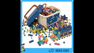 Bộ đồ chơi xếp hình, ghép hình khối bằng nhựa an toàn cho bé, đồ chơi trí tuệ cho trẻ em XEKO 19