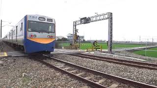 2163次區間車通過斗南鎮部前寮平交道