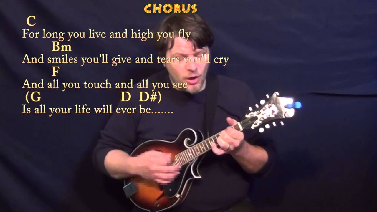 Breathe (Pink Floyd) Mandolin Cover Lesson with Chords/Lyrics YouTube