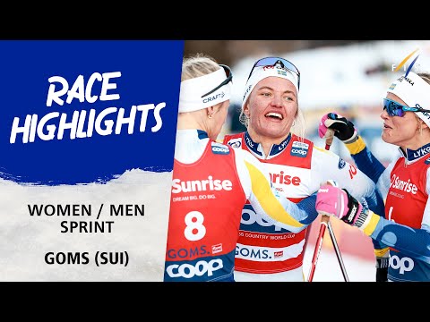 Svahn and Klaebo delight Swiss fans in Goms | FIS Cross Country World Cup 23-24