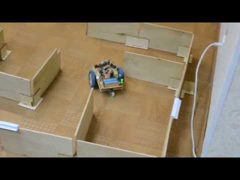 Прохождение лабиринта arduino роботом (Passing of a labyrinth of arduino robot)