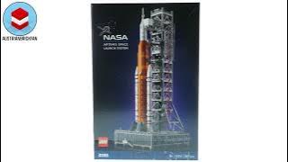 LEGO Icons 10341 NASA Artemis Space Launch System Speed Build Review