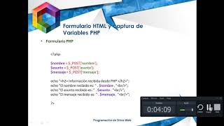 Formulario HTML y Captura de Variables en PHP
