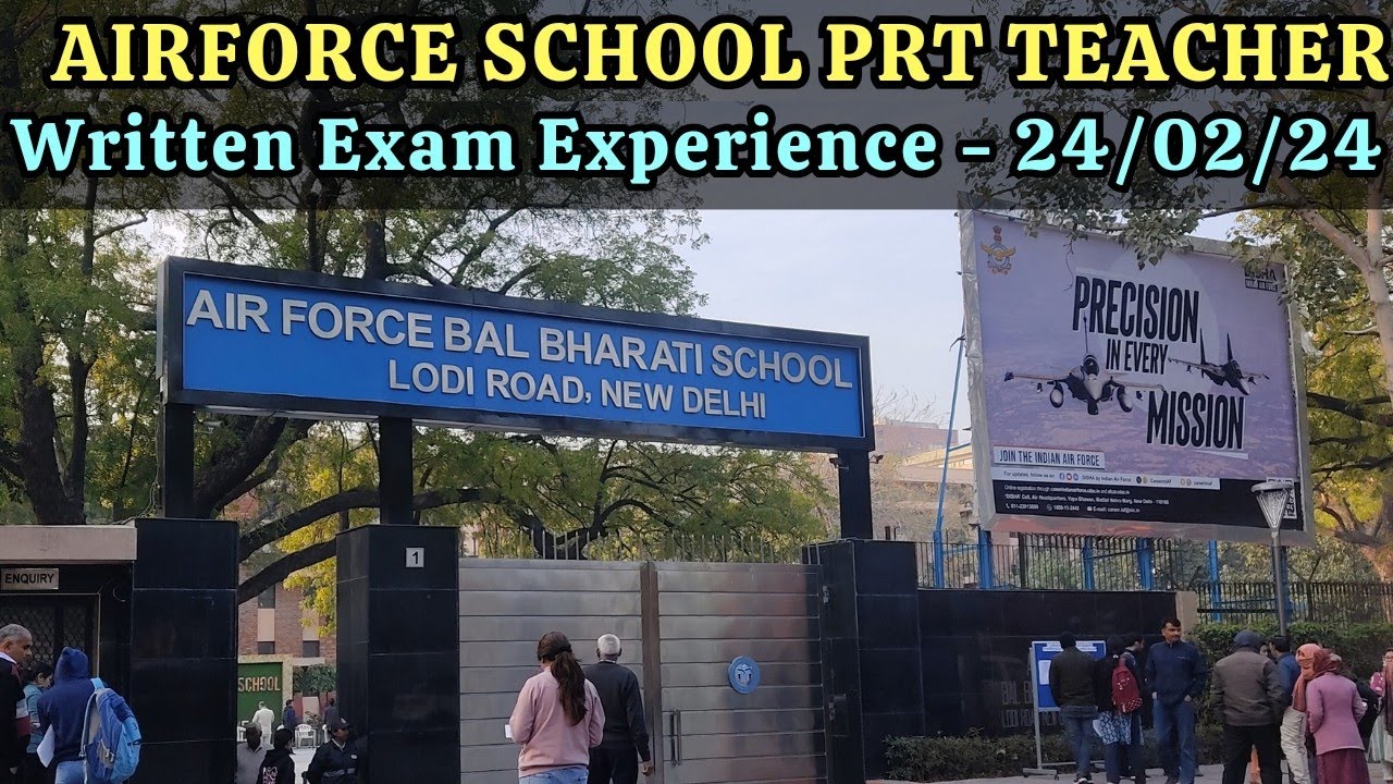 Airforce School PRT Teacher Written Exam || My Airforce School Experience || CREATIVE & INFO HUB