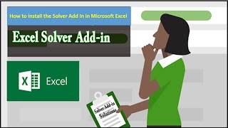 How to Enable the Solver Add In in Microsoft Excel | Load the Solver Add-in in Excel | Excel solver