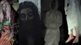 KUNTILANAK MELAYANG DI ATAS POHON | 7 PENAMPAKAN HANTU TERSERAM DAN TERJELAS KUNTILANAK DAN POCONG