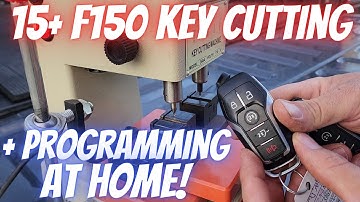 Laser Cutting F150 Keys and PROGRAMMING AT HOME!