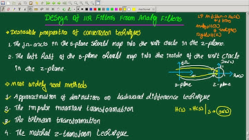 DESIGN OF IIR FILTERS FROM ANALOG FILTERS | DSP | MALAYALAM | EE407 | EC301 | AE306 KTU