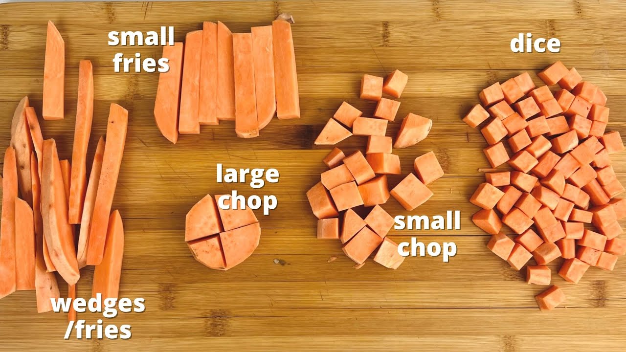 How to Cut Sweet Potatoes - It's a Veg World After All®