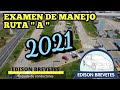 Examen de manejo ruta A touring 2021