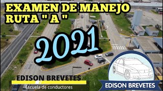 Examen de manejo ruta A touring 2021