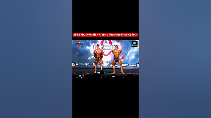CBUM VS RAMON DINO 2022 Mr  Olympia ⭕️ Classic Physique 🔥 Final Callout #shorts #mrolympia2022