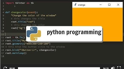 Tkinter lesson 5 - Labels and Images