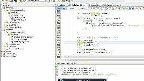 Sistema de biblioteca em formato (JAVA)