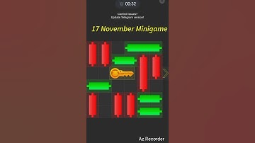 Mini Game Today 17 November Hamster Kombat How To Solve Mini Game Puzzle in Hamster Kombat (💯)SOLVED