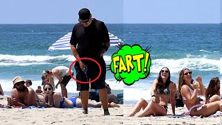 Funny Wet Fart Prank at The Beach | The Sharter Toy