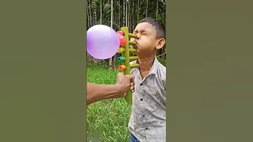 Creative Bamboo Balloon Toy | Amazing 5 Tube DIY Craft Idea