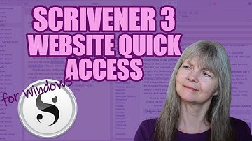 Scrivener 3 for Windows: How to Bookmark Websites Within Scrivener
