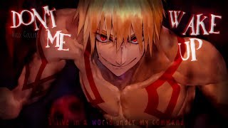 Video thumbnail of "Nightcore ↬ Don't Wake Me Up [lyrics]"