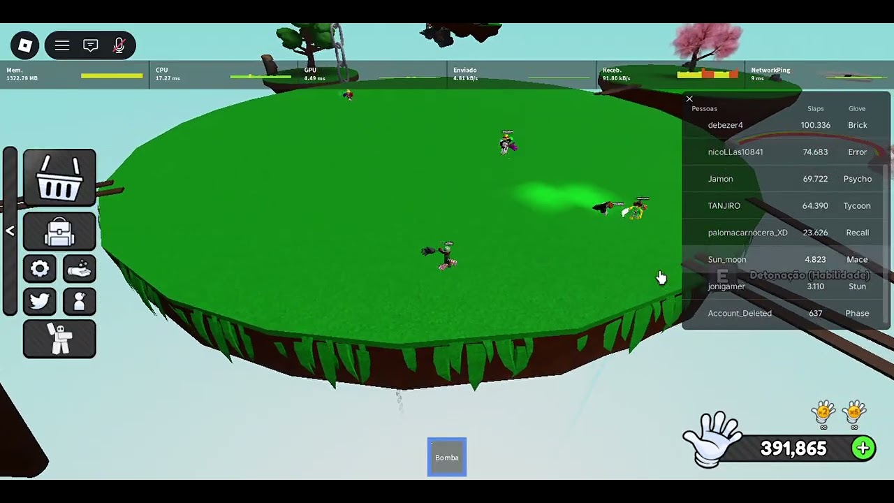 reporting exploiter in slap battles