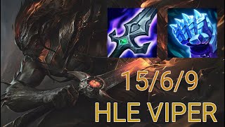 HLE Viper Yasuo ADC VS Ezreal | KR Challenger Patch 14.2