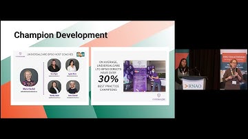 Maria Cherbel & Sara Ryan from Universal Care at RNAO Clinical Pathways Symposium 2025