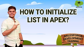 How to initialize the list in apex? | List in Apex