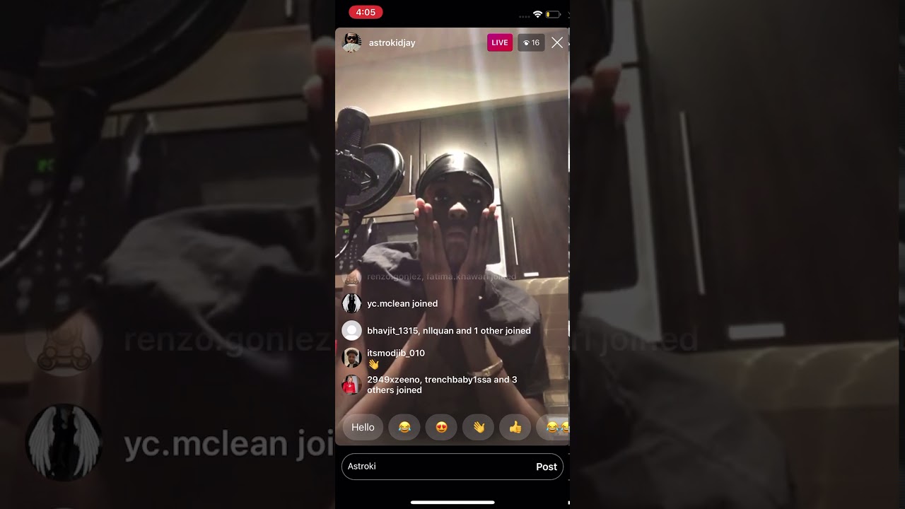 Astrokidjay Instagram Live playing 👉🏾NEW MUSIC👈🏾😧 SOOO 🔥
