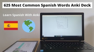 625 Most Common Spanish Words Anki | Learn Spanish With This Anki Deck With 1,250 Cards | EU + LATAM