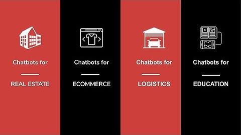 Chatbots for Real Estate, eCommerce, Logistics and Education sectors By www.binaryfolks.com
