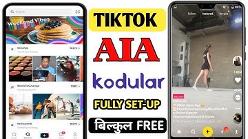 Free Aia | Tiktok  App Aia Free | Kodular , Thunkable | Tiktok App Aia