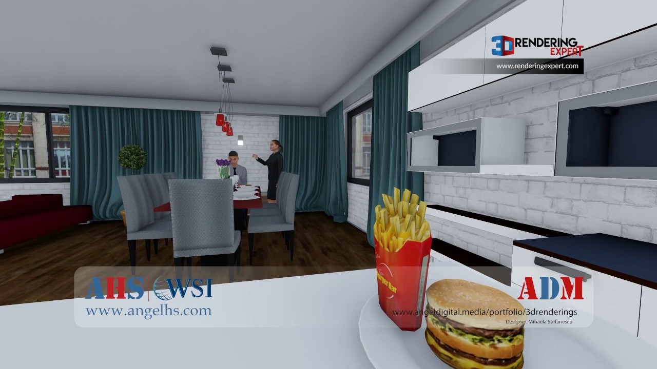 Short Movie : Jack and Jane back from work - showcase the house