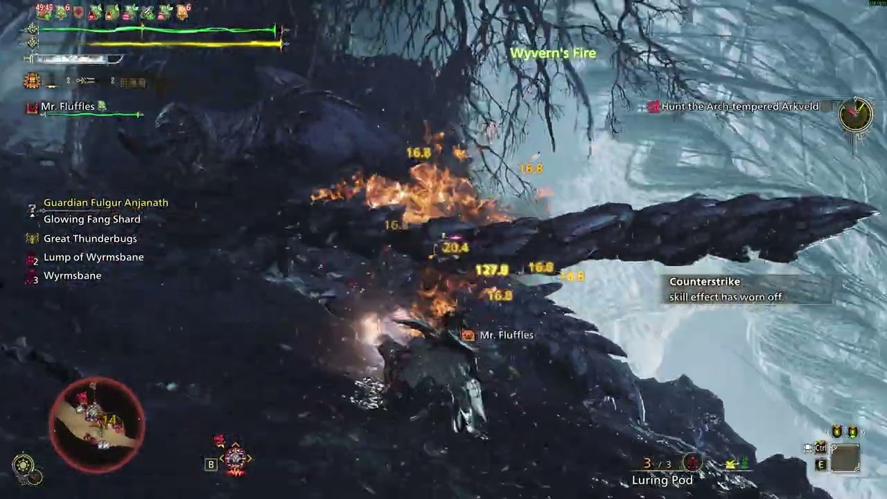 MHWilds - 10* Arch-Tempered Arkveld - Freedom from Solitude vs. Gunlance - 12:36 (no flash/env dmg)