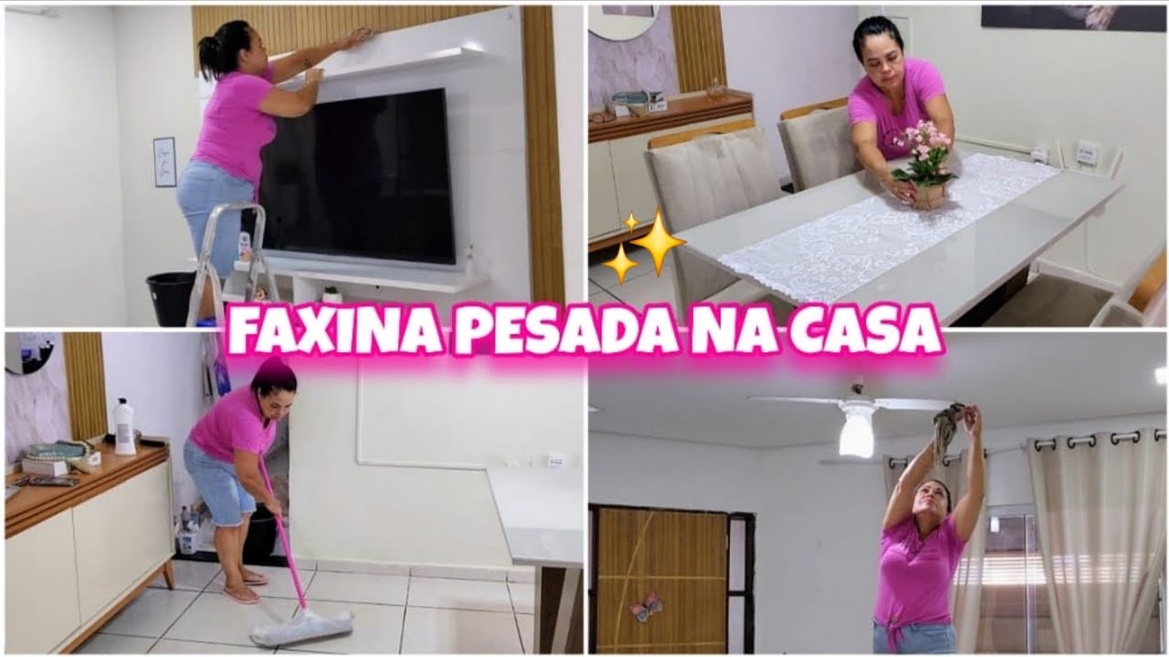 FAXINA PESADA NA SALA ✨️ +DECORAÇÃO Simples  me SURPREENDI com o RESULTADO 