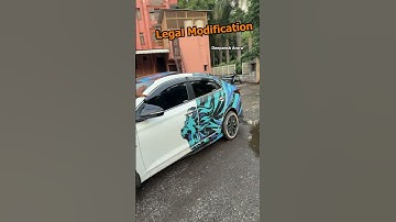Legal Modification in India!!#automobile #shorts #car #legal #modification #trending #zblack #india