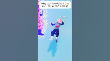 Goku Black vs Ultra Instinct Goku |Why was bro layed out like that😭 #dragonball #sparkingzero #goku