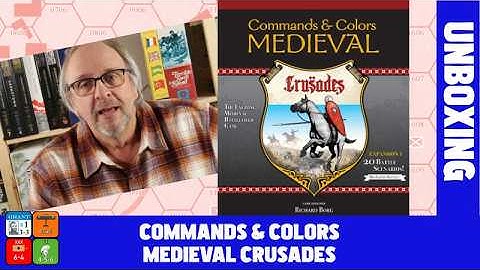 Commands and Colors Medieval Crusades Unboxing