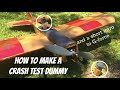 How to make a Mini Crash Test Dummy (and a short intro to G-force)