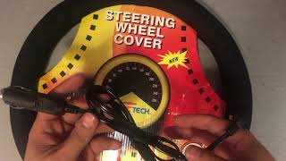 HEATED STEERING WHEEL COVER 25$ : UNBOXING AND REVIEW HD