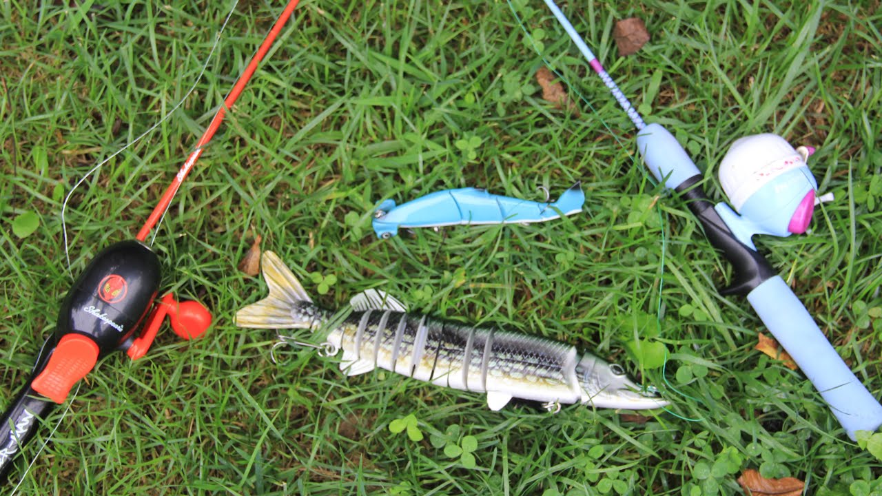 Barbie Rod Bass Fishing Challenge