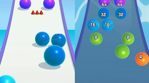 Ball Run 2048 🎱😷 - All Levels Gameplays  Android, iOS part 44