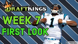 DRAFTKINGS NFL WEEK 7 FIRST LOOK LINEUP | (2018)