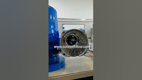Coretech Smart Q turn Electric Actuator Digital Valve Status Display