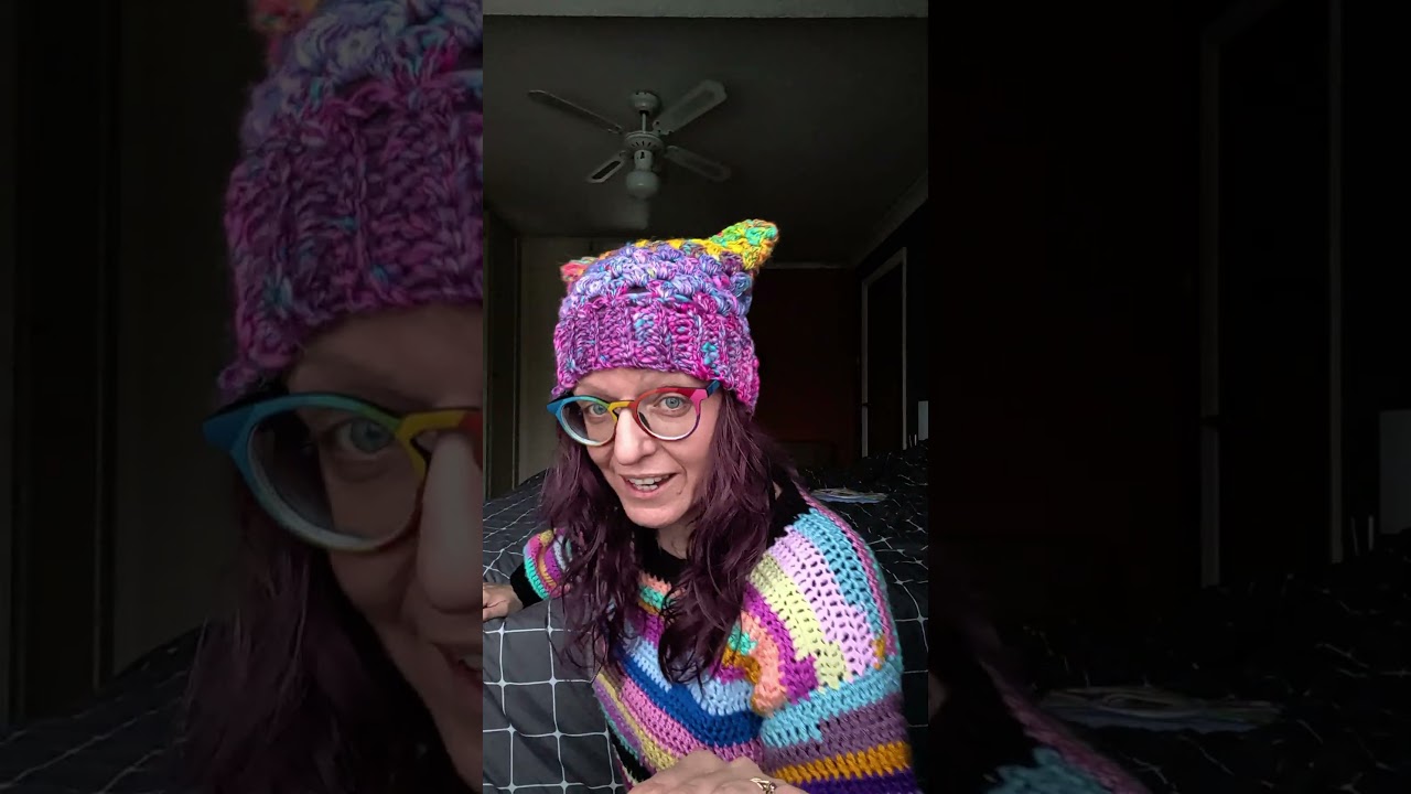 Шапка ручной работы из пряжи Handspun! Я в восторге! Скоро выйдет мастер-класс! 