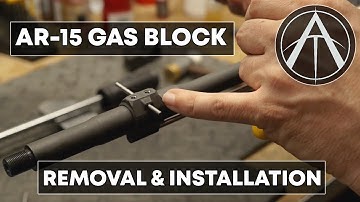 Replacing a pinned gas block